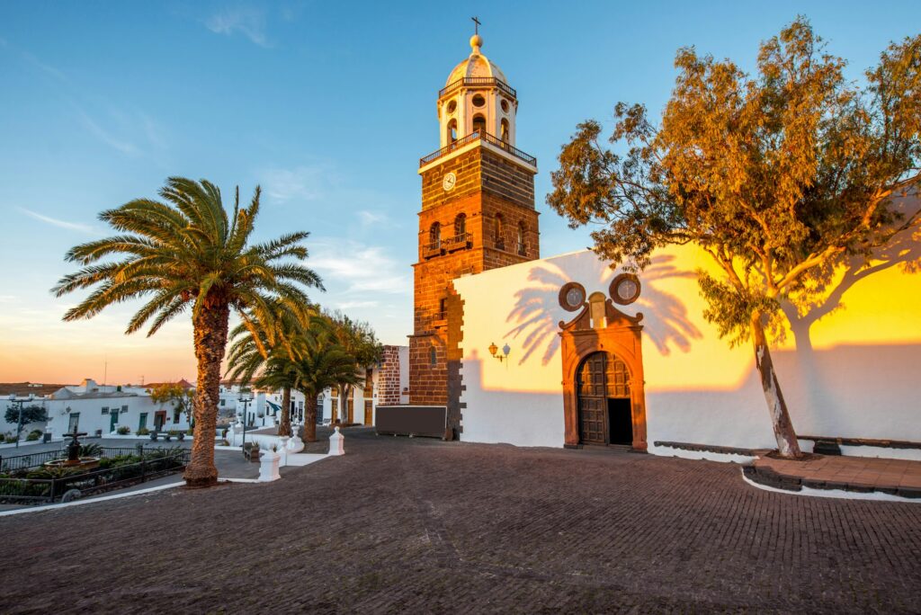 Teguise village on Lanzarote island